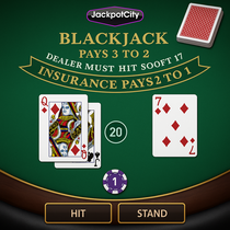 JackpotCity - Blackjack Table Game - Classic and Multi-Hand